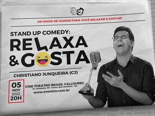 Stand Up Comedy: Relaxa & Gosta – Christiano Junqueira | Cine Theatro Brasil Vallourec